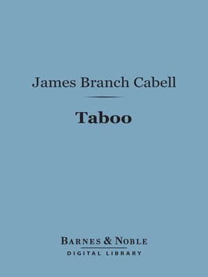 cover image of Taboo (Barnes & Noble Digital Library)